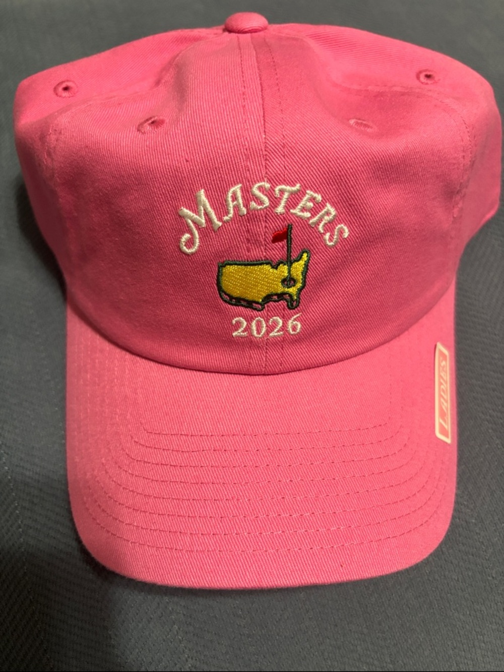 Masters Pink 2026 Embroidered Golf Cap